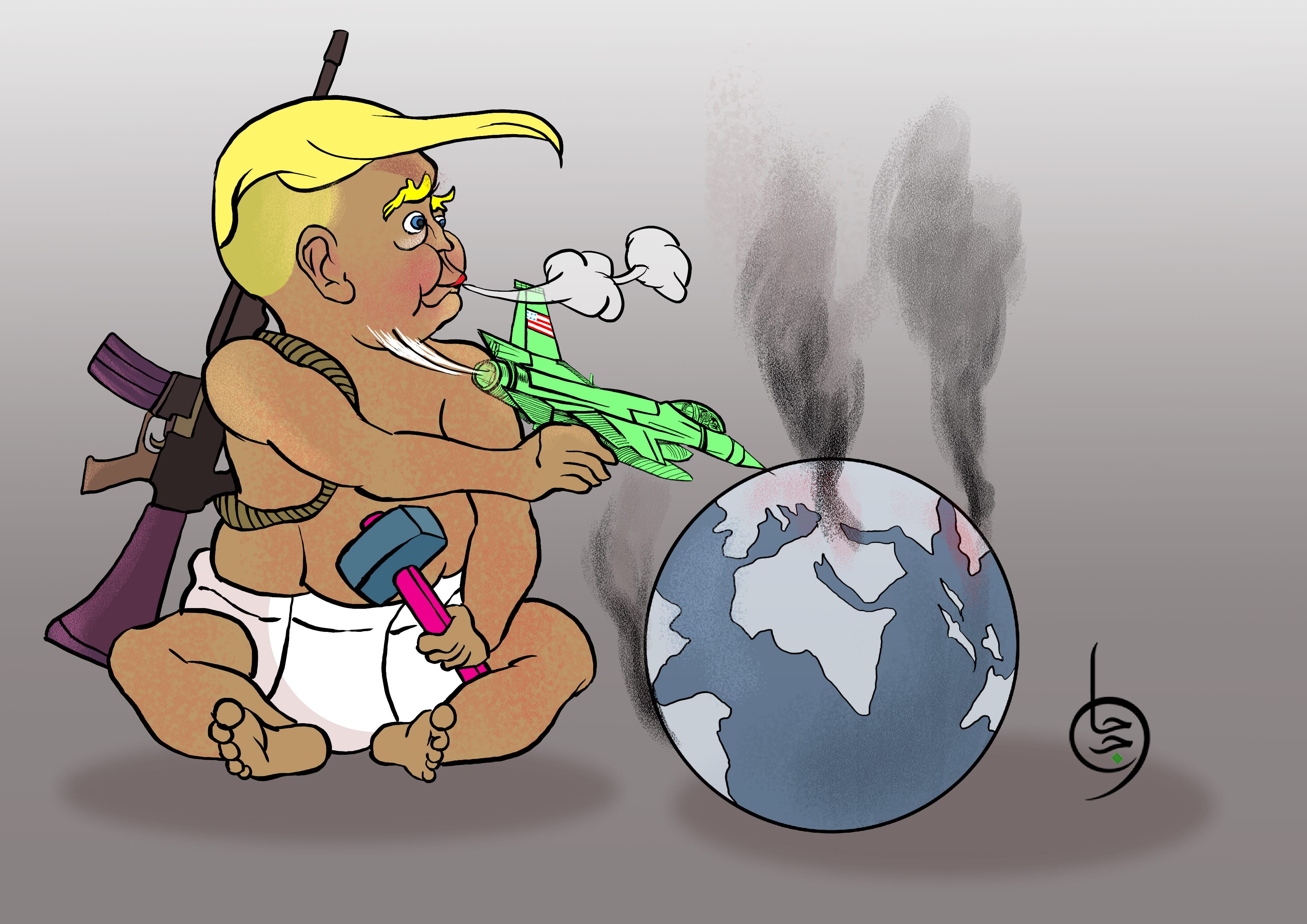 Trump by Hajo Saad