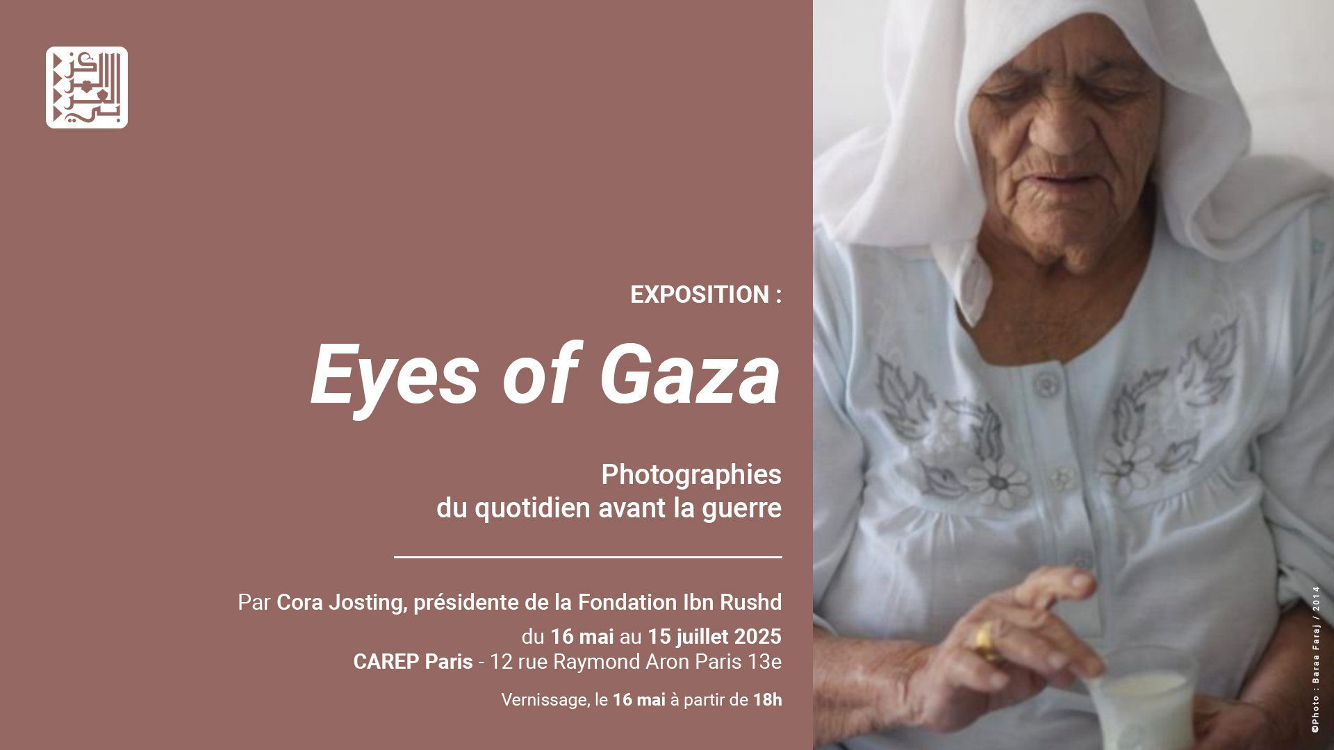 Visuel Expo Eyes of Gaza
