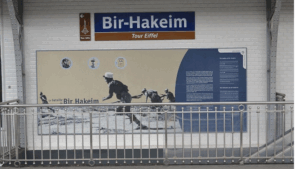 Station de métro Bir Hakeim sur la ligne 6 du métro parisien