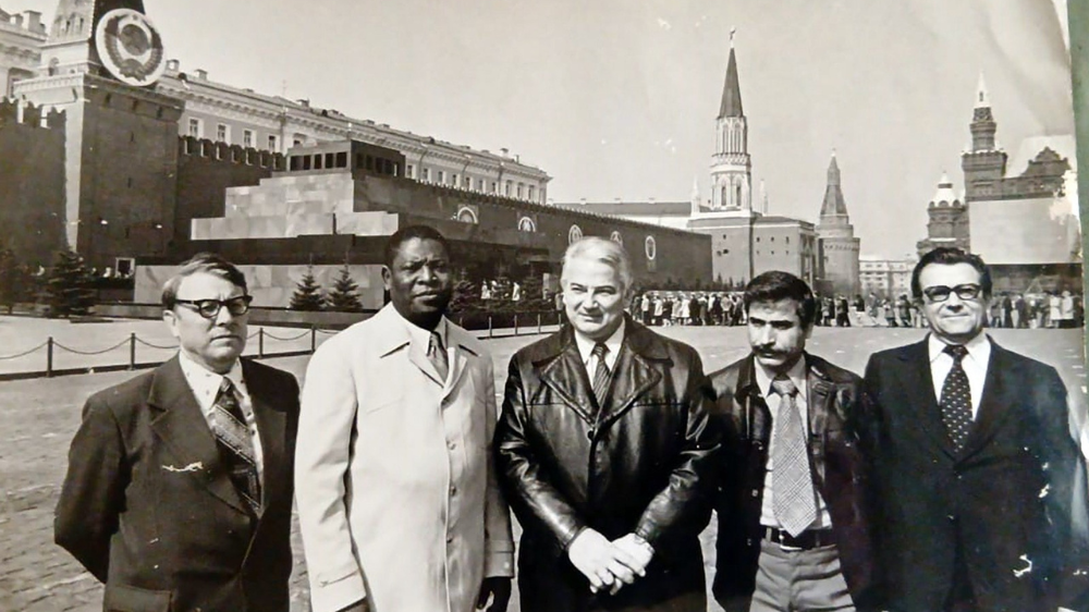photo groupe de syndicalistes, Varsovie 1979