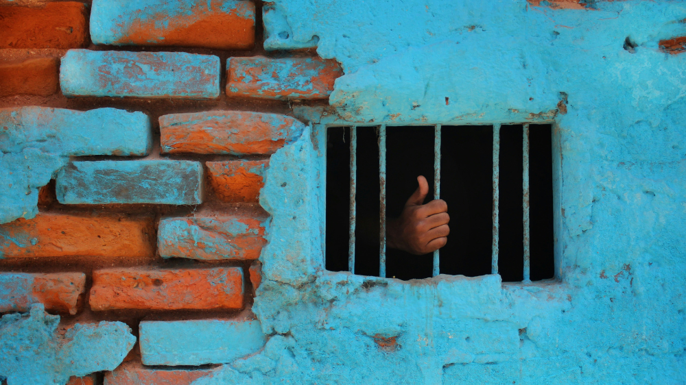 photo prison bleue